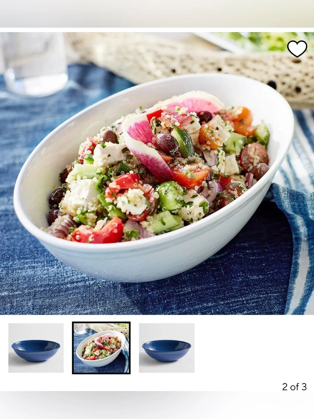 Cabana Outdoor Melamine Oval Serving Bowl